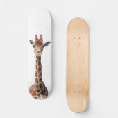 Niedliches Giraffengesicht Skateboard (Vorderseite)
