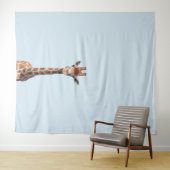 Niedliches Giraffengesicht Wandteppich (Beispiel (Horizontal))