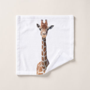 Niedliches Giraffengesicht Waschlappen