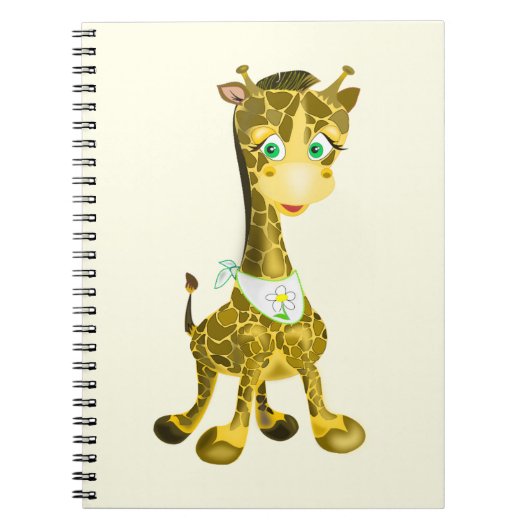 Niedliches GiraffenNotebook Notizblock (Vorderseite)
