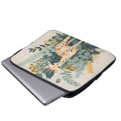 Niedliches Giraffenpapier Laptopschutzhülle (Vorne Knopf)