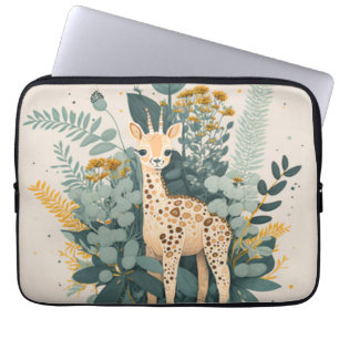 Niedliches Giraffenpapier Laptopschutzhülle
