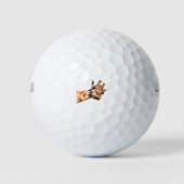 Niedliches Giraffenportrait Golfball (Vorderseite)