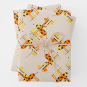 Niedliches Giraffmuster Geschenkpapier Set (Beispiel)