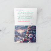 Niedliches Girl Dolphin Dankeskarte (Innenseite)