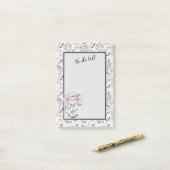 Niedliches Girl-Dress Up Post-it Klebezettel (Auf Schreibtisch)