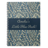 Niedliches Girl Floral Art Nouveau Wallpaper Muste Notizblock (Vorderseite)