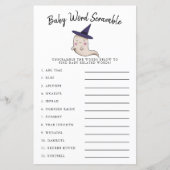Niedliches Girl Ghost Baby Word Scramble Game (Vorderseite)