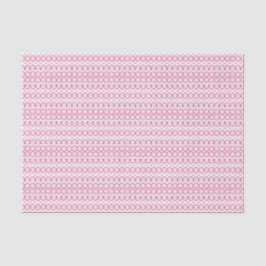Niedliches Girl Hübsch Pink White Pattern Seidenpapier
