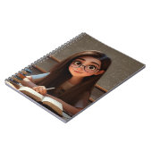 niedliches Girl-Notebook Notizblock (Linke Seite)