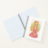 Niedliches Girl-Notebook Notizblock (Innenseite)