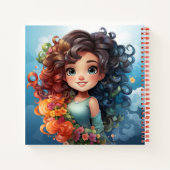 Niedliches Girl-Notebook Notizblock (Rückseite)