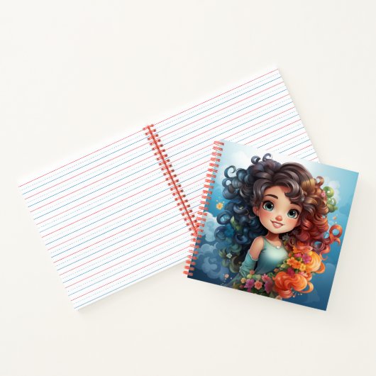 Niedliches Girl-Notebook Notizblock (Innenseite)