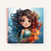 Niedliches Girl-Notebook Notizblock (Vorderseite)