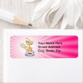 Niedliches Girl Playing Tennis (Insitu)