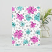 Niedliches Girlanfarbenes Blumenmuster (Stehend Vorderseite)