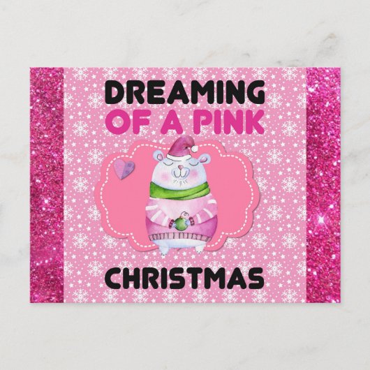 Niedliches Girly Dreaming Postkarte (Vorderseite)