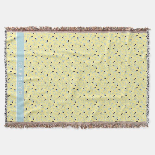 Niedliches girly gelbes decke (Vorderseite)