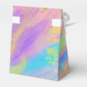 Niedliches Girly Pink Lila Blue Forest Animals Par Geschenkschachtel (Rückseite)