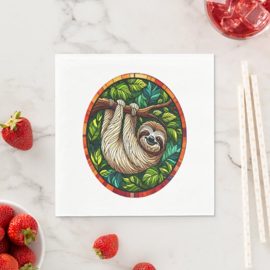 Niedliches, glänzendes Glas Serviette (Beispiel)