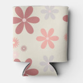 niedliches Glitzer-Mädchen in Rosa Dosenkühler (Vorderseite)