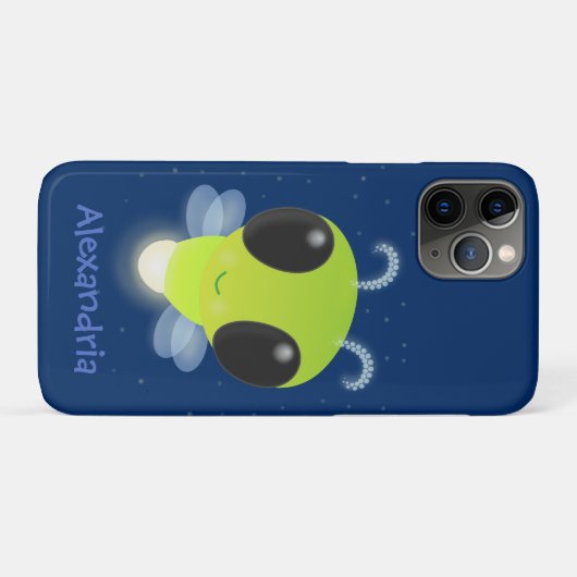 Niedliches Glow Bug Firefrefly Cartoon Illustratio Case-Mate iPhone Hülle (Rückseite (Horizontal))