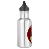 Niedliches Glow Bug Firefrefly Cartoon Illustratio Edelstahlflasche (Links)