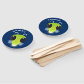 Niedliches Glow Bug Firefrefly Cartoon Illustratio Fächer (Non-assembled)