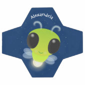 Niedliches Glow Bug Firefrefly Cartoon Illustratio Fußball (Flach)