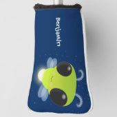Niedliches Glow Bug Firefrefly Cartoon Illustratio Golf Headcover (Rotieren 90)