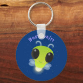 Niedliches Glow Bug Firefrefly Cartoon Illustratio Schlüsselanhänger (Vorderseite)