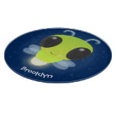 Niedliches Glow Bug Firefrefly Cartoon Illustratio Schneidebrett (Ecke)