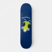 Niedliches Glow Bug Firefrefly Cartoon Illustratio Skateboard (Vorne)