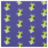 Niedliches Glow Bug Firefrefly Cartoon Illustratio Stoff (Muster)