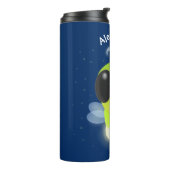 Niedliches Glow Bug Firefrefly Cartoon Illustratio Thermosbecher (Nach links gedreht)