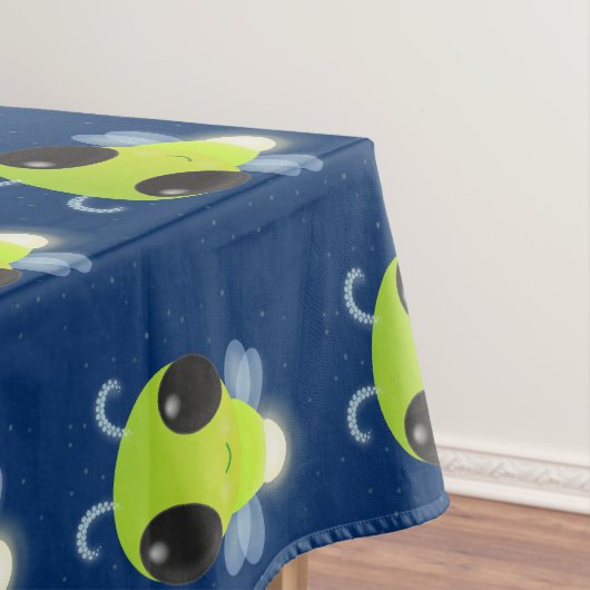 Niedliches Glow Bug Firefrefly Cartoon Illustratio Tischdecke (Beispiel)