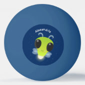 Niedliches Glow Bug Firefrefly Cartoon Illustratio Tischtennisball (Vorderseite)