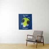 Niedliches Glow Bug Firefrefly Cartoon Illustratio Wandteppich (Beispiel)