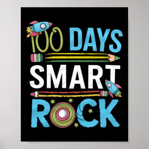 Niedliches Glück 100 Tage der Schule Smarter Smart Poster