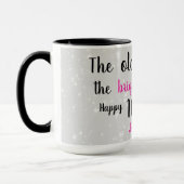 Niedliches Glück 103. Geburtstag Tasse (Links)
