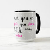 Niedliches Glück 60. Geburtstag Tasse (VorderseiteRechts)