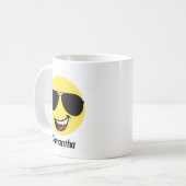 Niedliches Glück, Brille & Aviator, Spaß Kaffeetasse (Vorderseite Links)