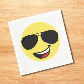 Niedliches Glück, Brille & Aviator, Spaß Serviette