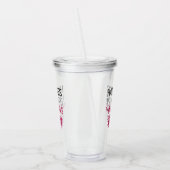 Niedliches Glück hat Ihre getanen Nägel Acryltrinkbecher (Links)