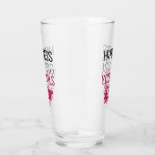 Niedliches Glück hat Ihre getanen Nägel Glas (Rechts)