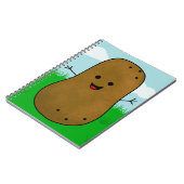 Niedliches Glück im Garten Notizblock (Linke Seite)