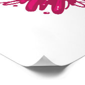 Niedliches Glück ist, dass Ihre Nails gemacht werd Poster (Ecke)