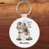 Niedliches Glück - Neujahr Schlüsselanhänger (Vorderseite)