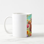 Niedliches, glückliches Eichhörnchen Kaffeetasse (Links)
