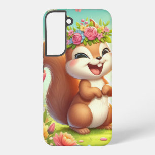Niedliches, glückliches Eichhörnchen Samsung Galaxy Hülle